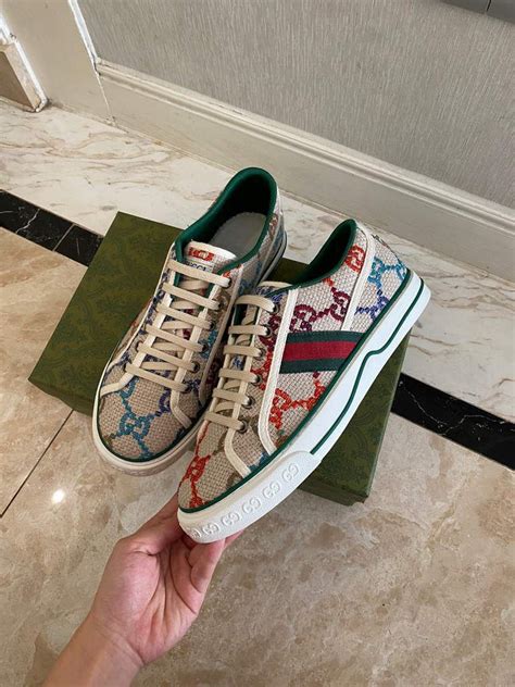 fake gucci supreme shoes|knock off gucci tennis shoes.